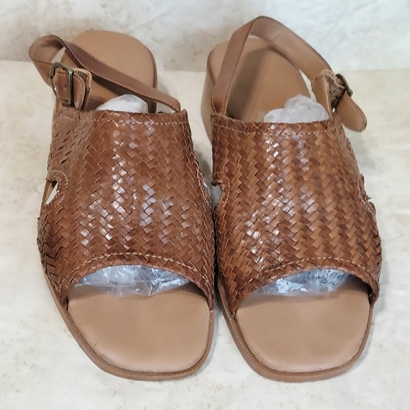 Romano Shoes - Romano Vintage Block Heel Haurache Sandal Size 8